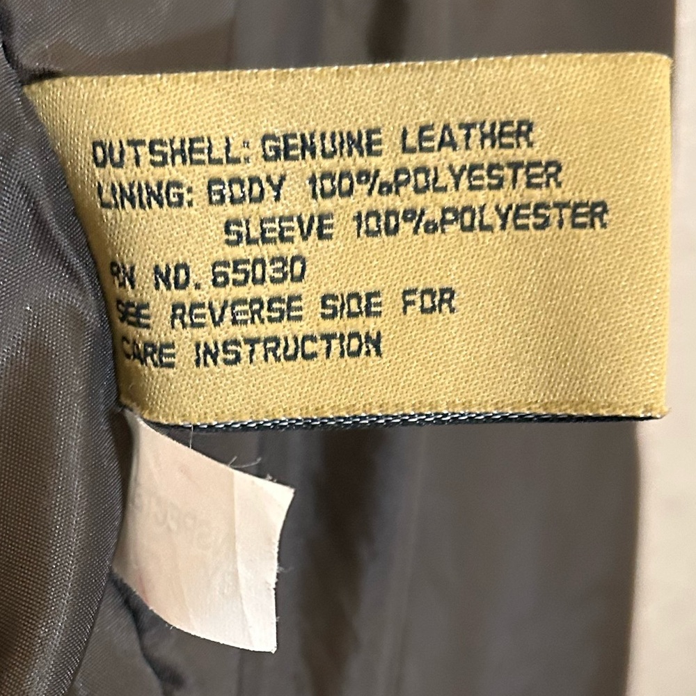 Y2K Boston Harbour Genuine Leather Jacket Size XL - Picture 9 of 15